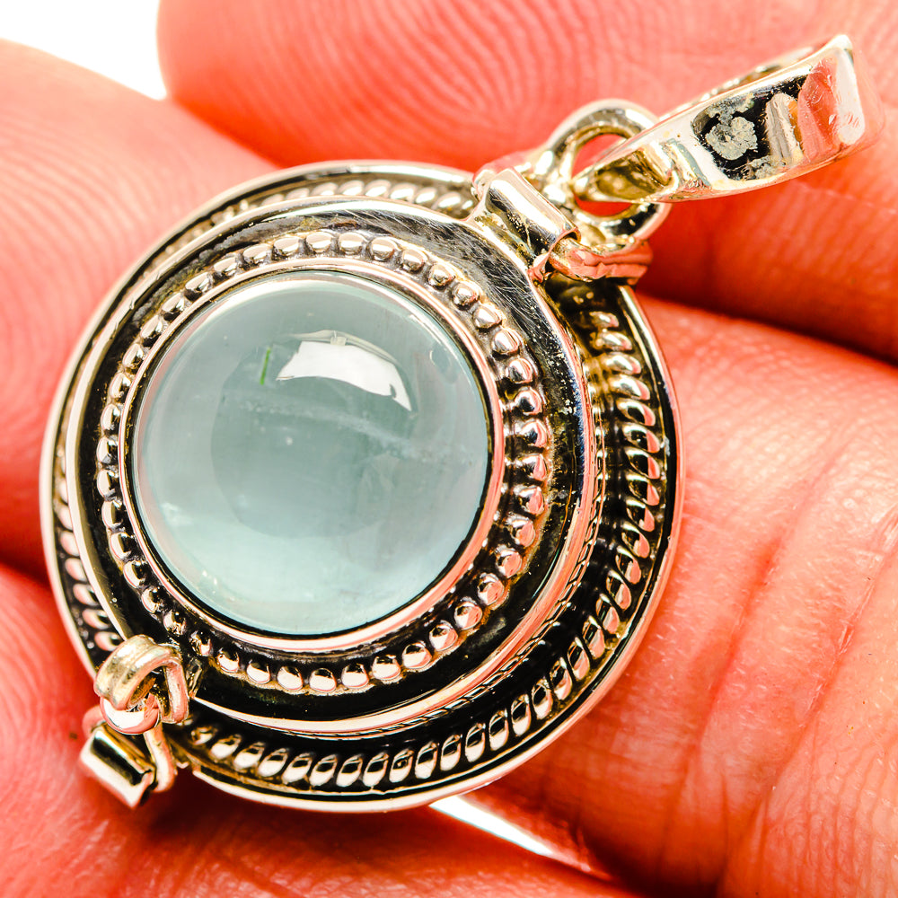 Aquamarine Pendants handcrafted by Ana Silver Co - PD33321