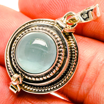 Aquamarine Pendants handcrafted by Ana Silver Co - PD33321