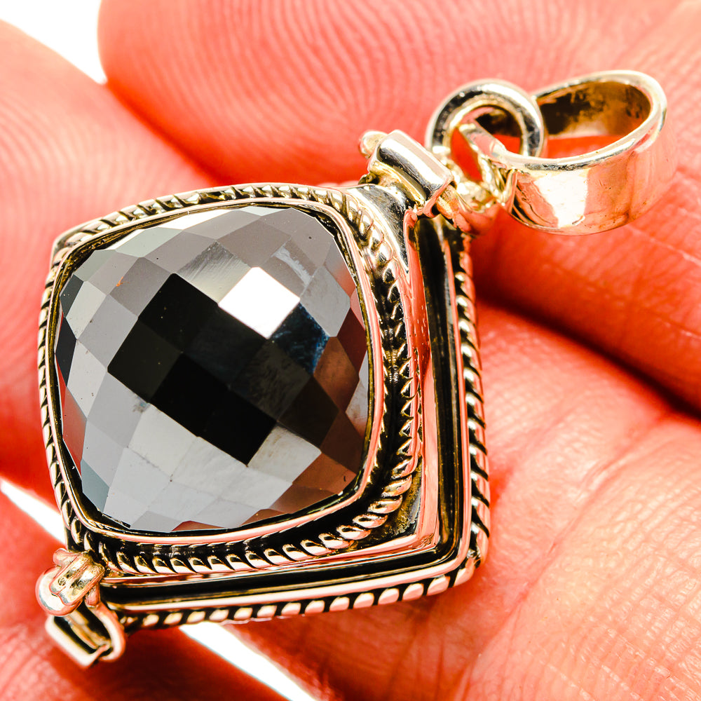 Hematite Pendants handcrafted by Ana Silver Co - PD33327