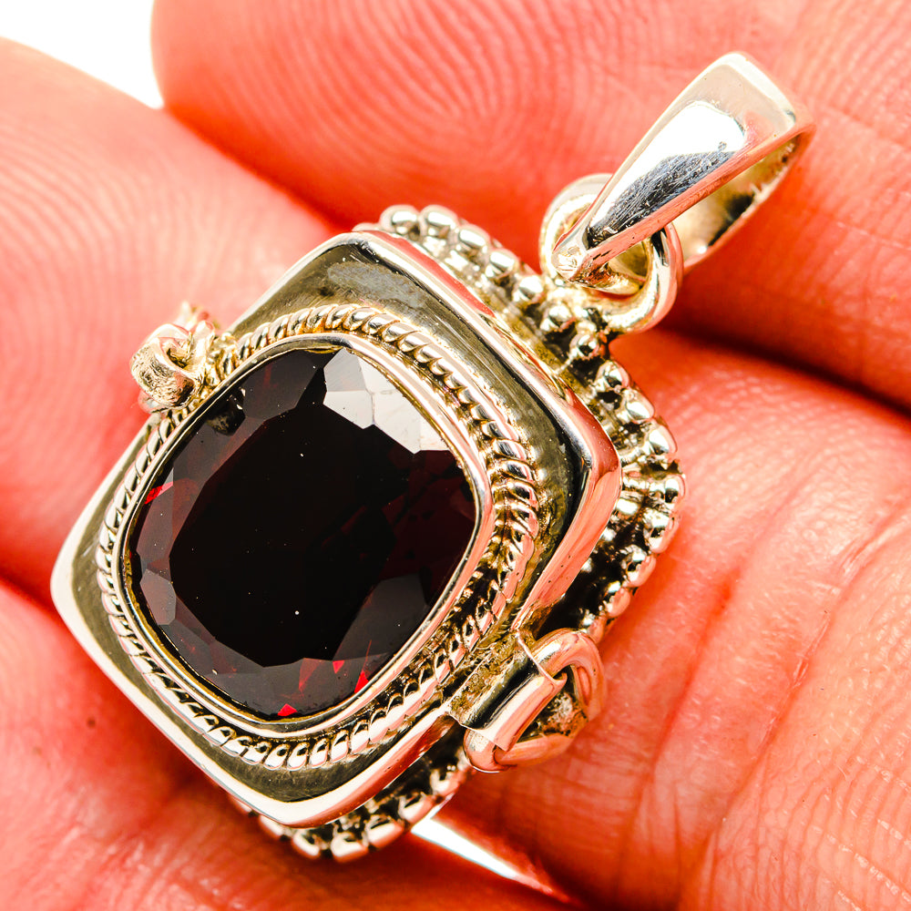 Garnet Pendants handcrafted by Ana Silver Co - PD33329