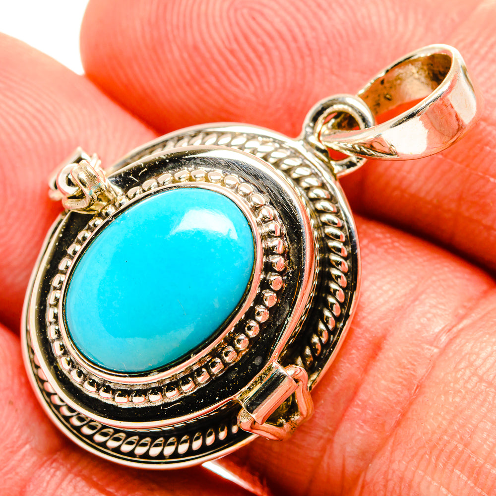 Sleeping Beauty Turquoise Pendants handcrafted by Ana Silver Co - PD33330