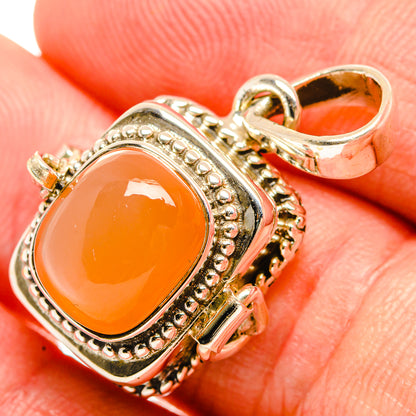 Peach Moonstone Pendants handcrafted by Ana Silver Co - PD33335