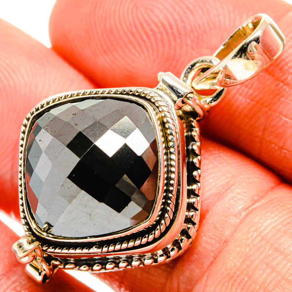 Hematite Pendants handcrafted by Ana Silver Co - PD33342