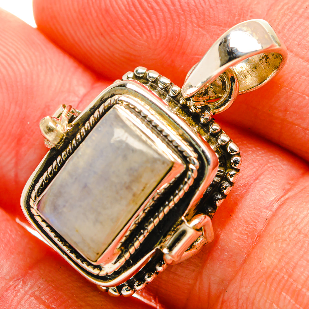 Rainbow Moonstone Pendants handcrafted by Ana Silver Co - PD33345