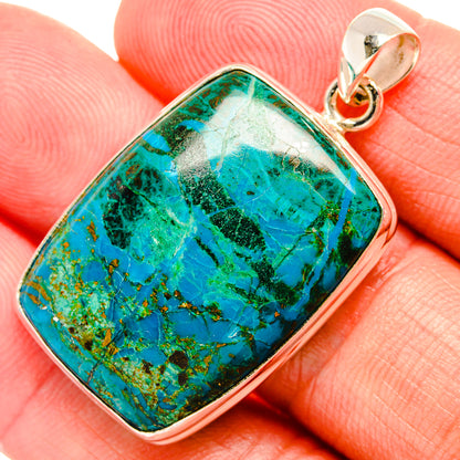 Chrysocolla Pendants handcrafted by Ana Silver Co - PD33348