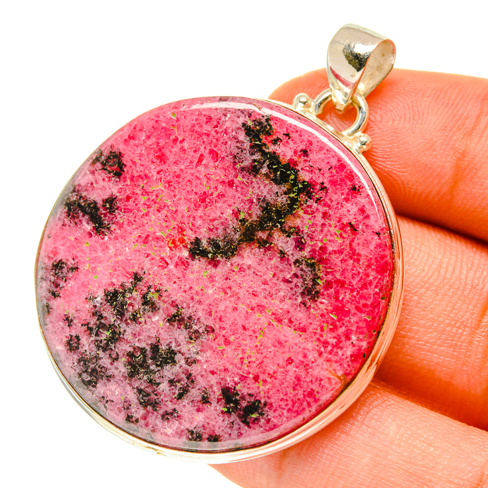 Rhodonite Pendants handcrafted by Ana Silver Co - PD3335