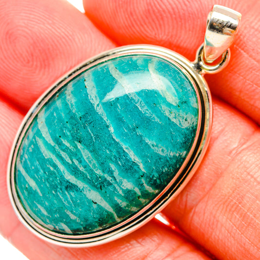 Amazonite Pendants handcrafted by Ana Silver Co - PD33353