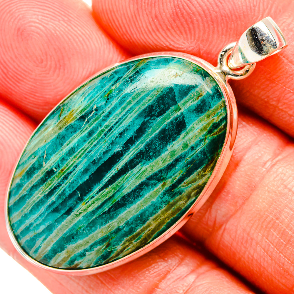 Amazonite Pendants handcrafted by Ana Silver Co - PD33354