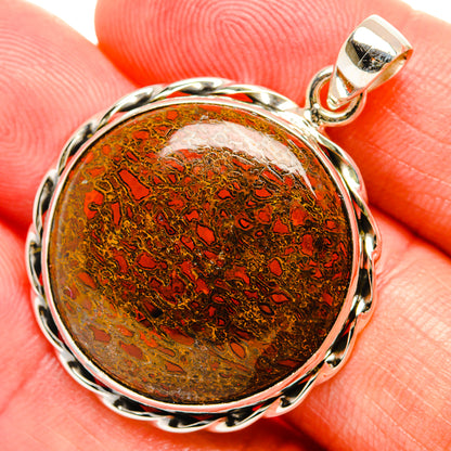 Dinosaur Bone Pendants handcrafted by Ana Silver Co - PD33355