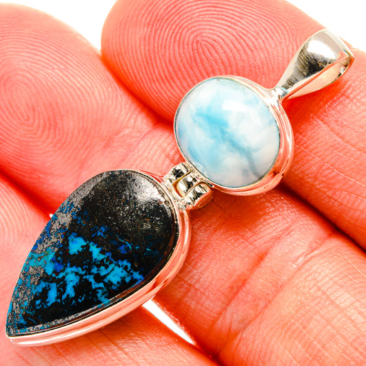Shattuckite Pendants handcrafted by Ana Silver Co - PD33369