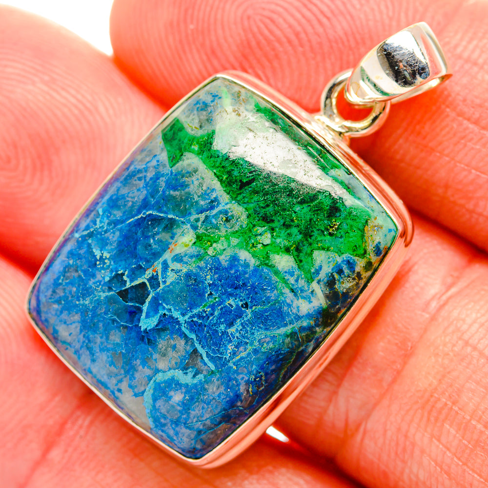 Chrysocolla Pendants handcrafted by Ana Silver Co - PD33379