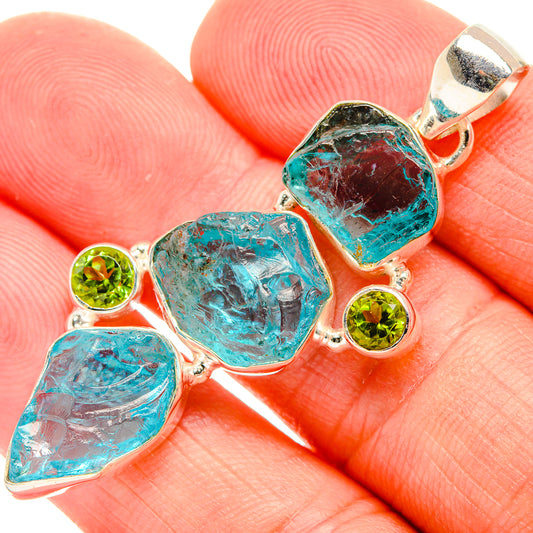 Apatite Pendants handcrafted by Ana Silver Co - PD33399