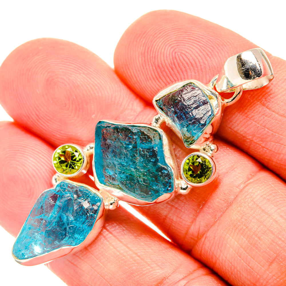Apatite Pendants handcrafted by Ana Silver Co - PD33400