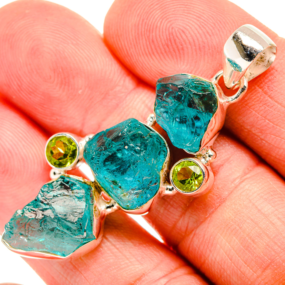 Apatite Pendants handcrafted by Ana Silver Co - PD33402