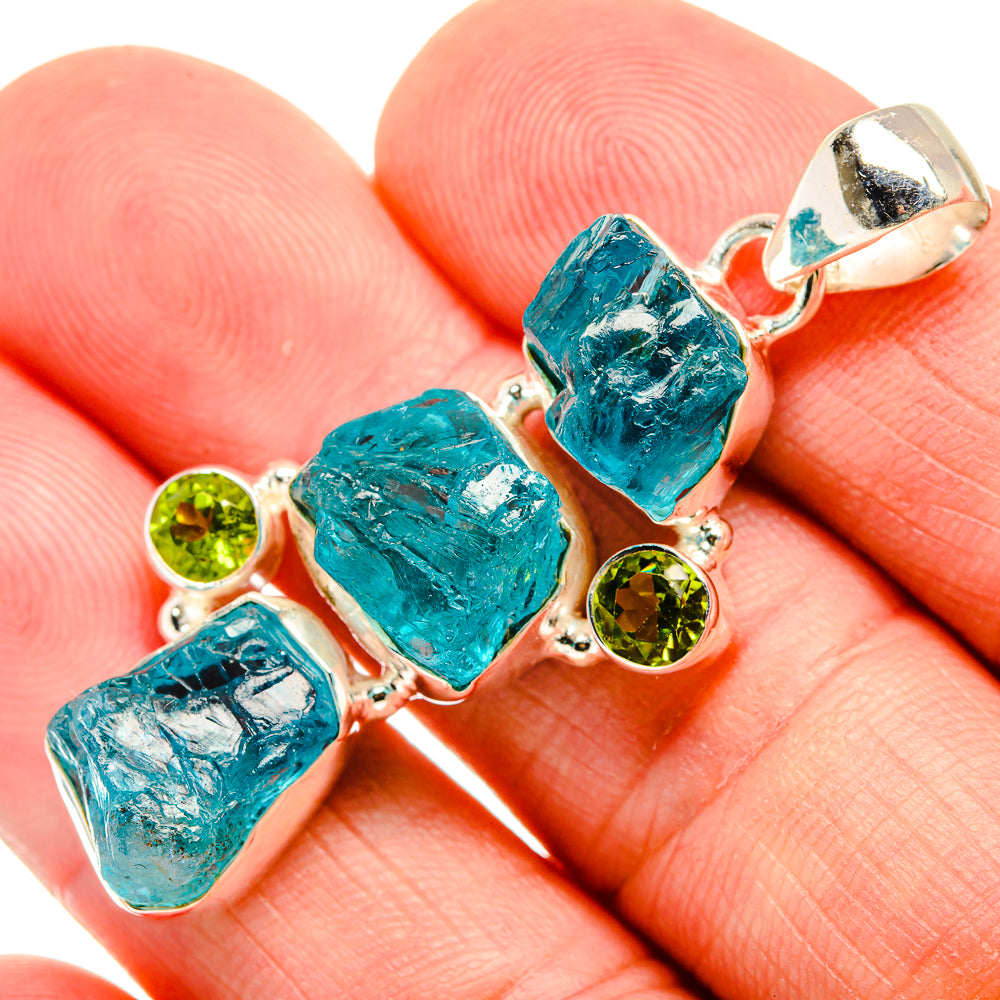 Apatite Pendants handcrafted by Ana Silver Co - PD33406