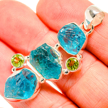 Apatite Pendants handcrafted by Ana Silver Co - PD33407