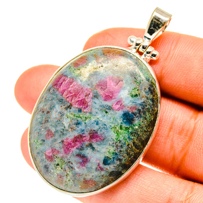 Ruby Fuchsite Pendants handcrafted by Ana Silver Co - PD3341