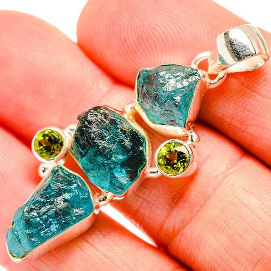 Apatite Pendants handcrafted by Ana Silver Co - PD33412