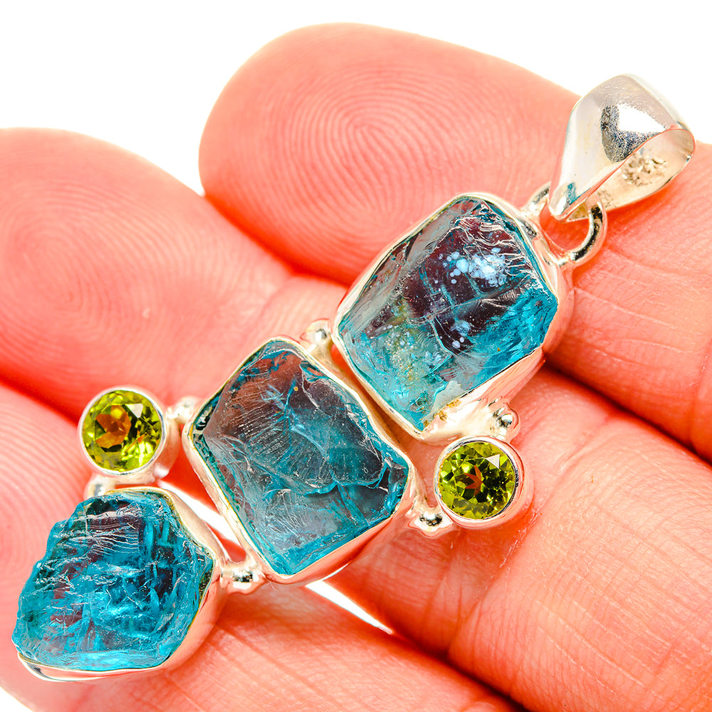 Apatite Pendants handcrafted by Ana Silver Co - PD33415