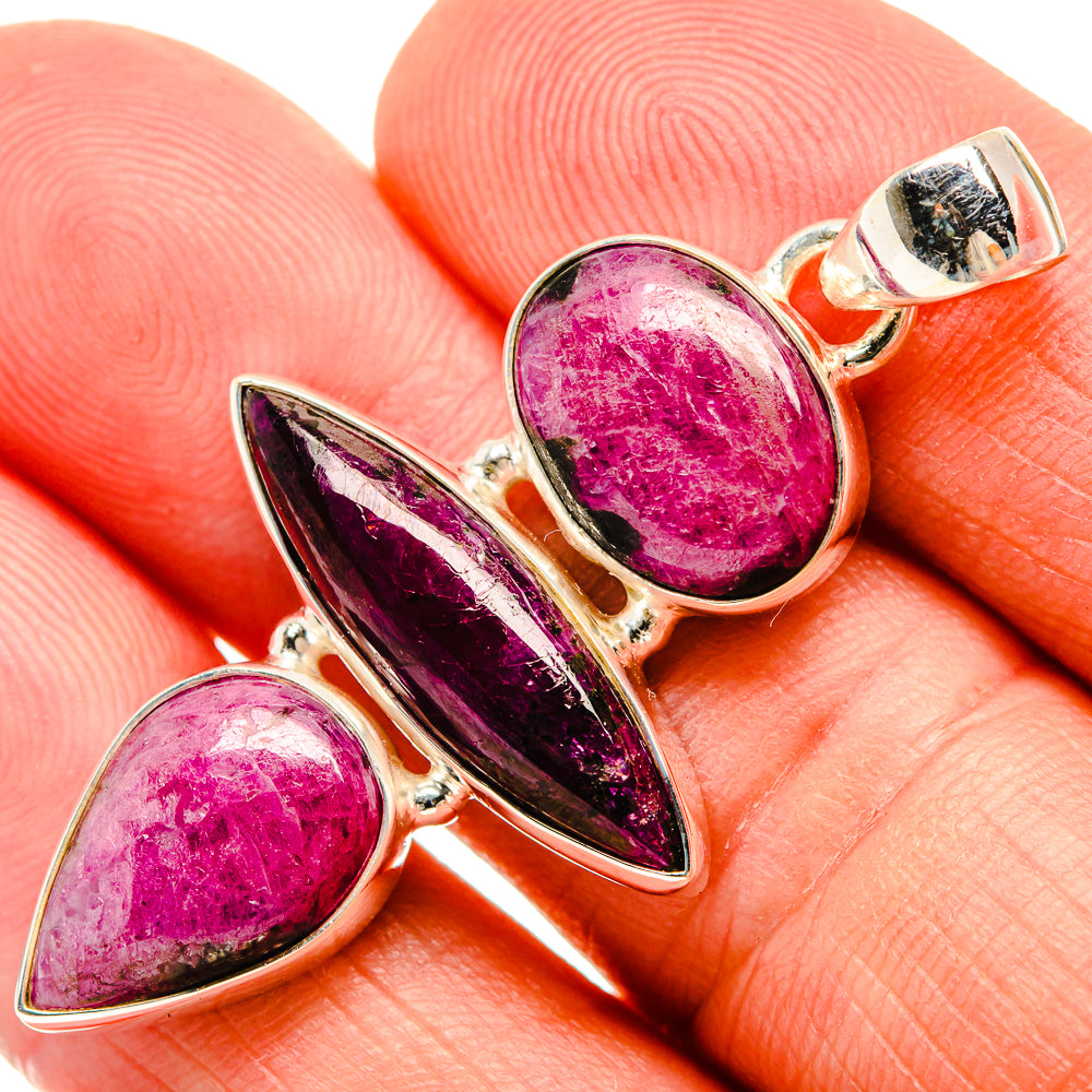 Russian Eudialyte Pendants handcrafted by Ana Silver Co - PD33422