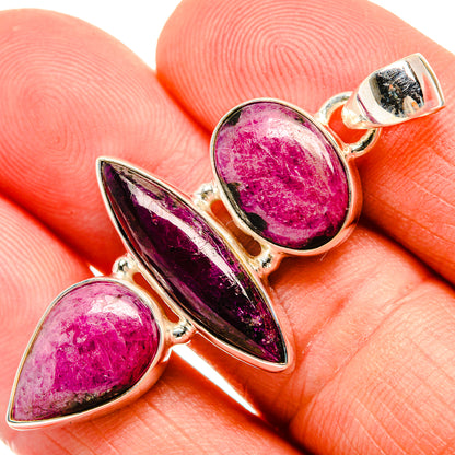 Russian Eudialyte Pendants handcrafted by Ana Silver Co - PD33422