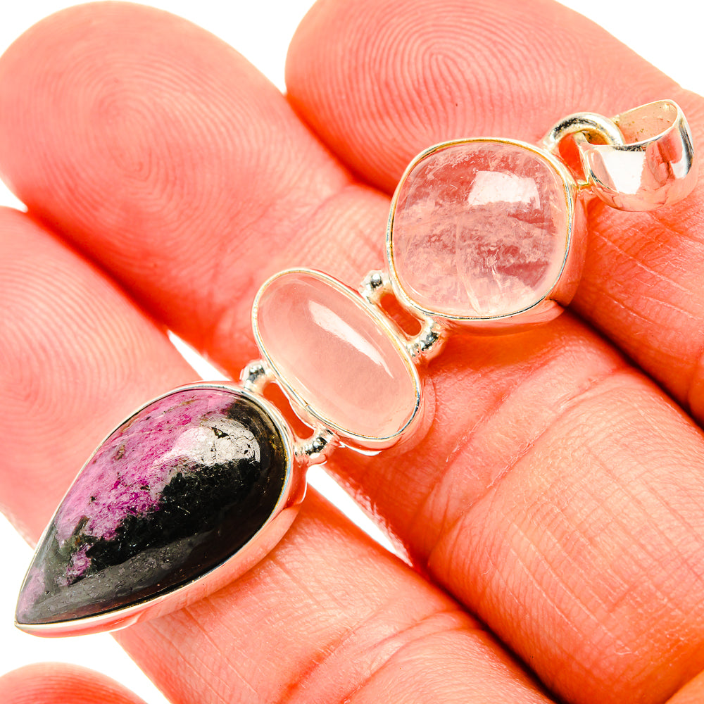 Russian Eudialyte Pendants handcrafted by Ana Silver Co - PD33430