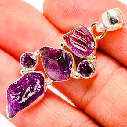 Amethyst Pendants handcrafted by Ana Silver Co - PD33438