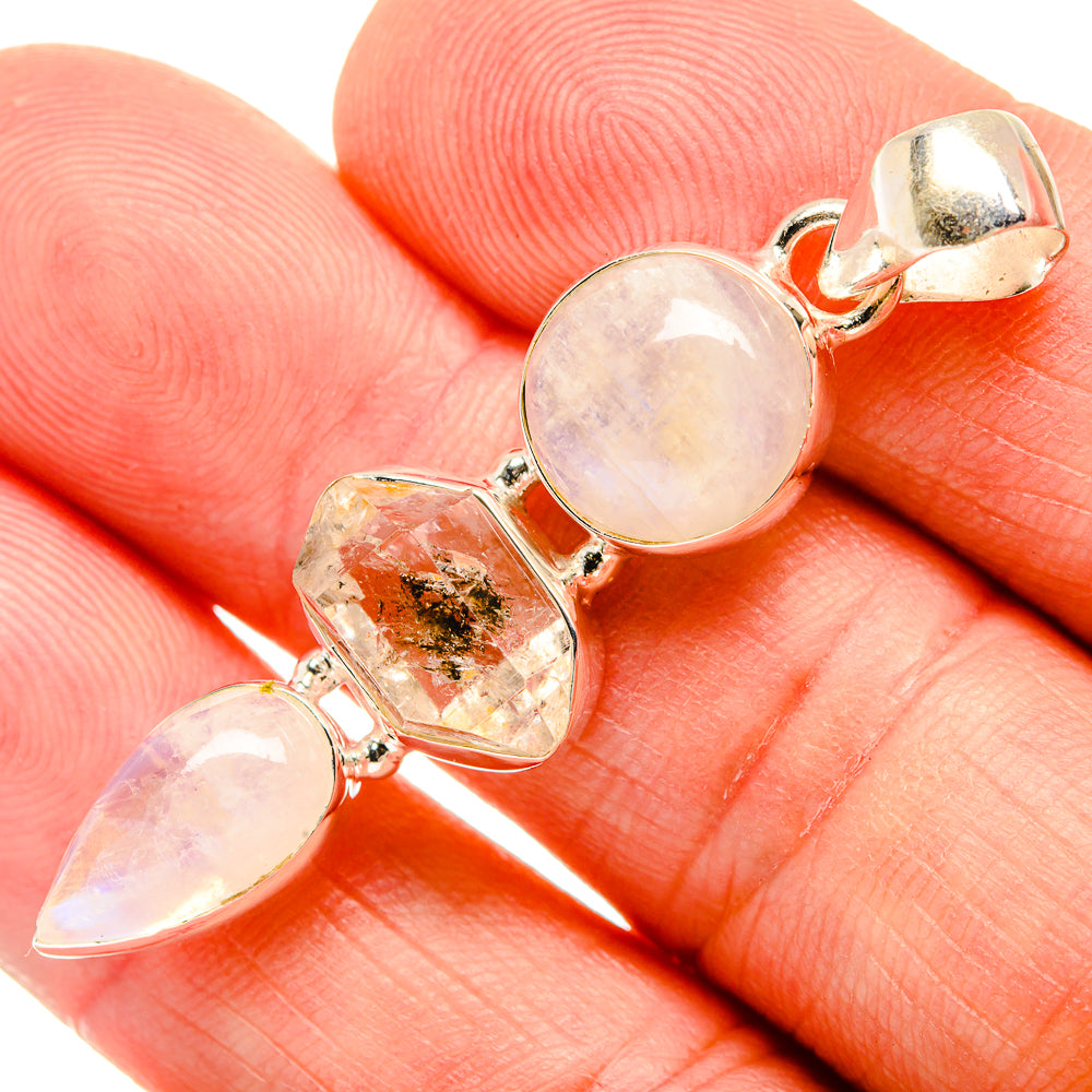 Herkimer Diamond Pendants handcrafted by Ana Silver Co - PD33440