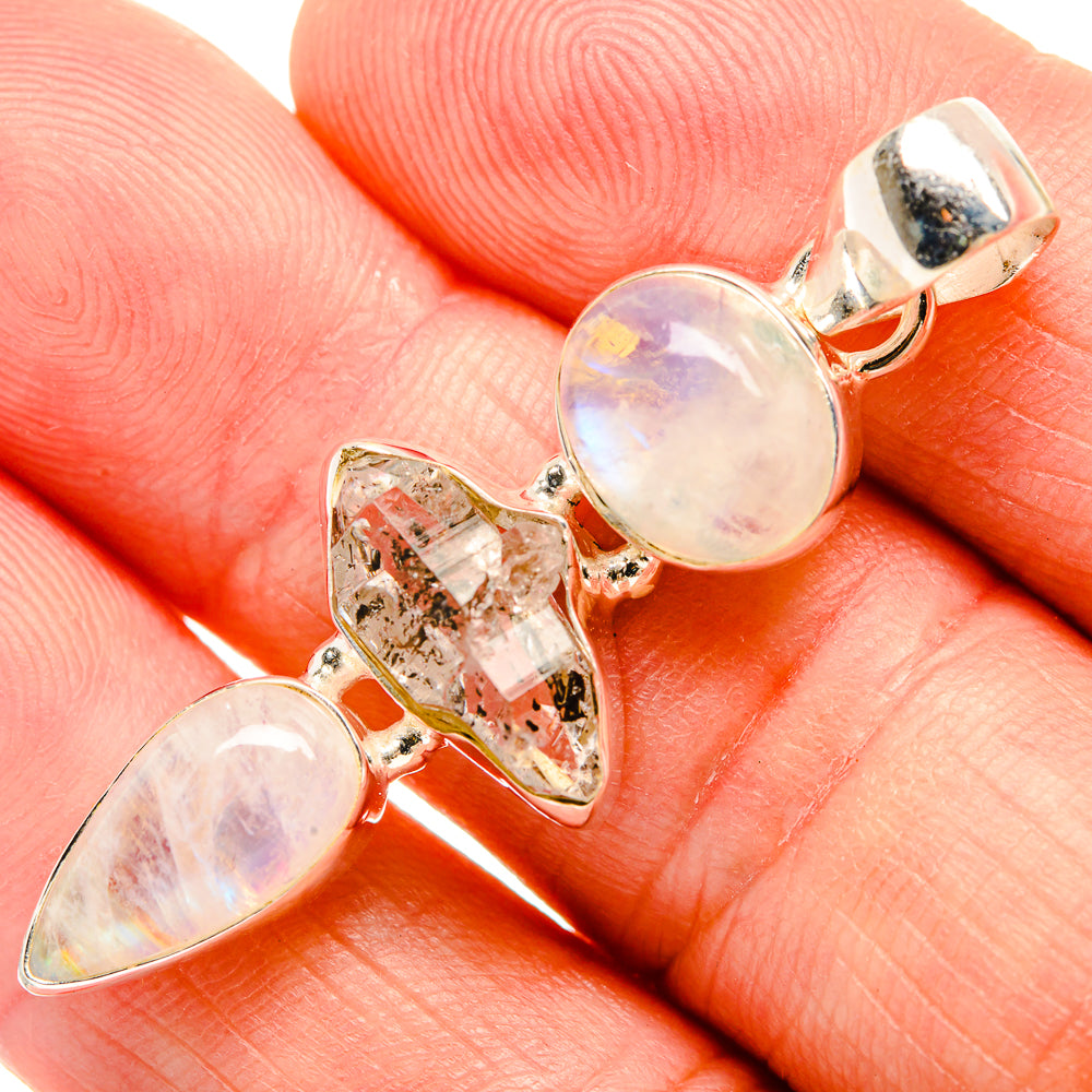 Herkimer Diamond Pendants handcrafted by Ana Silver Co - PD33455