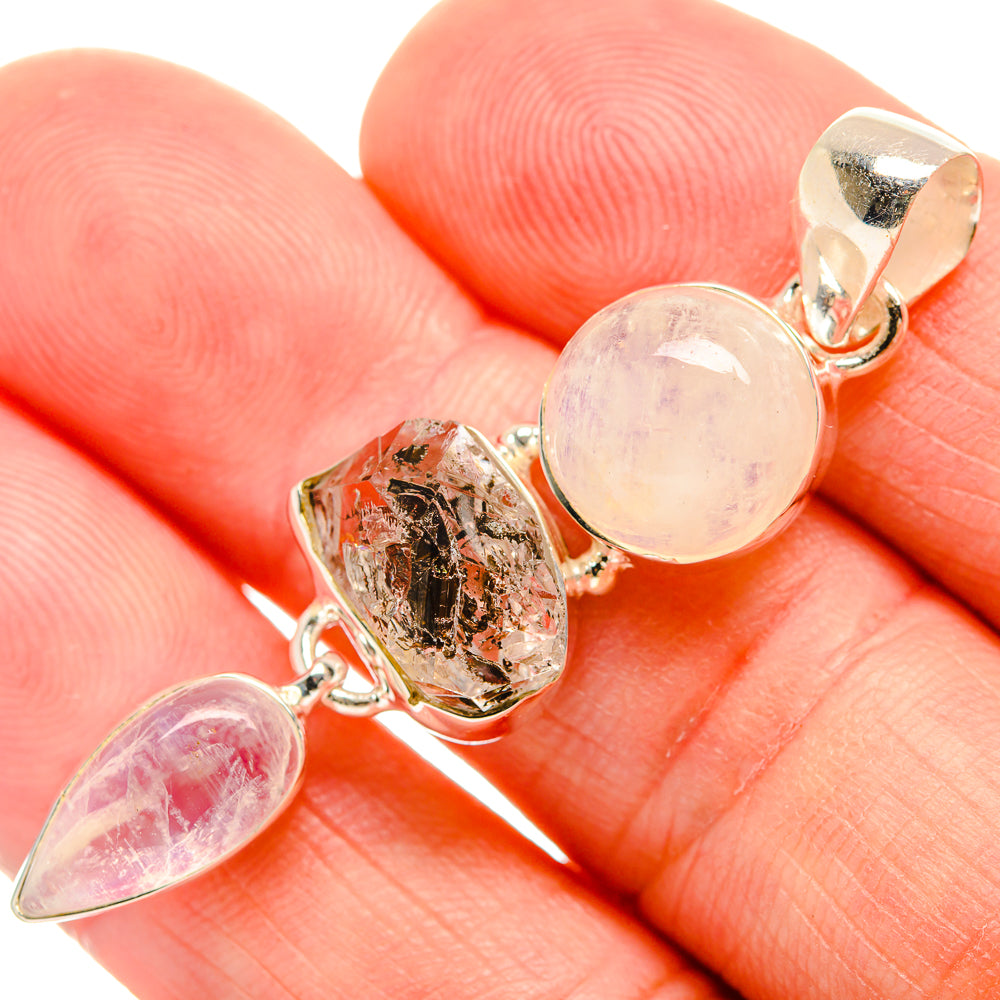 Herkimer Diamond Pendants handcrafted by Ana Silver Co - PD33457