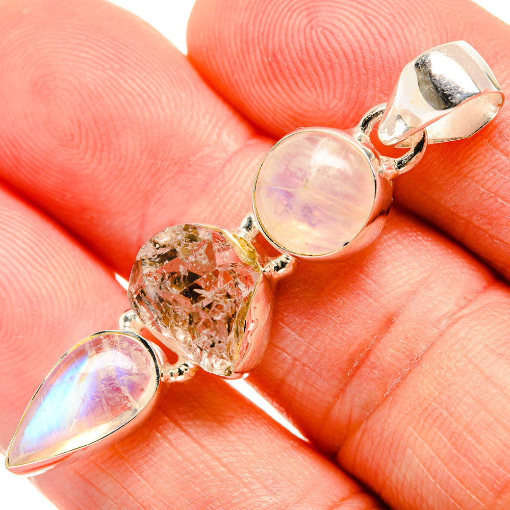Herkimer Diamond Pendants handcrafted by Ana Silver Co - PD33458