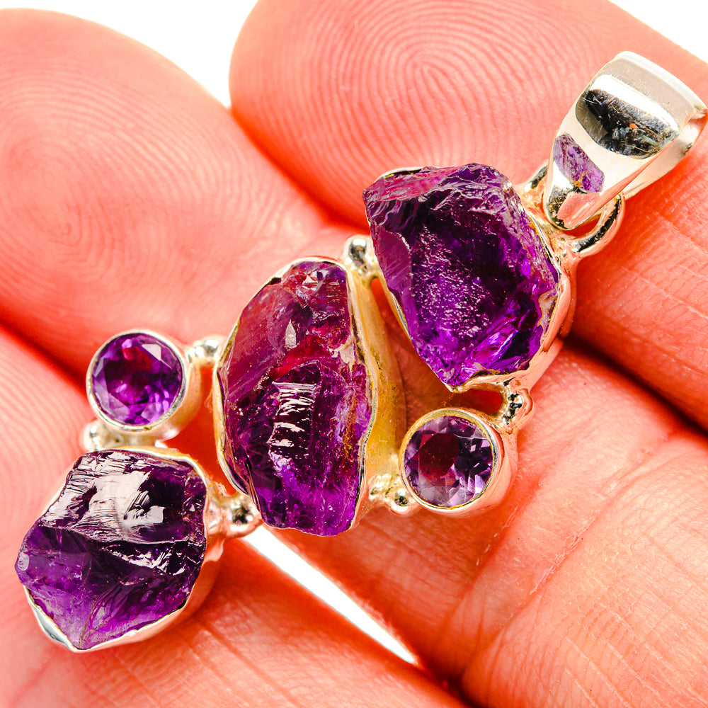 Amethyst Pendants handcrafted by Ana Silver Co - PD33461