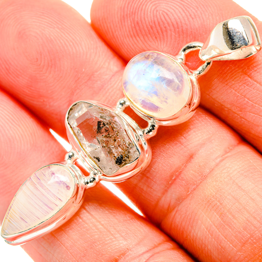 Herkimer Diamond Pendants handcrafted by Ana Silver Co - PD33464
