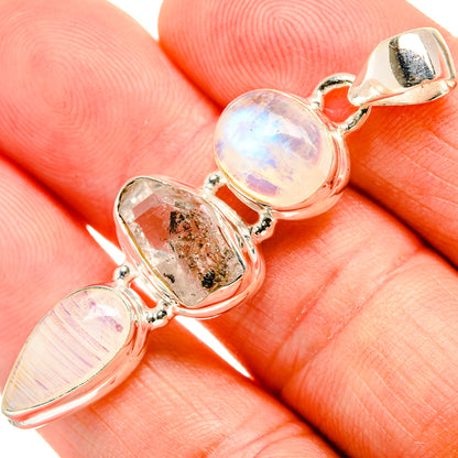 Herkimer Diamond Pendants handcrafted by Ana Silver Co - PD33464