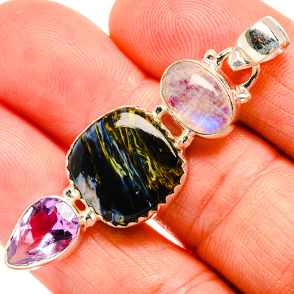 Pietersite Pendants handcrafted by Ana Silver Co - PD33465