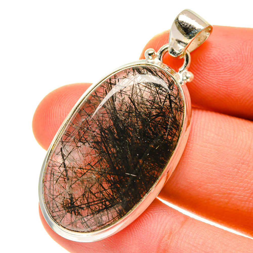 Tourmalinated Quartz Pendants handcrafted by Ana Silver Co - PD3347