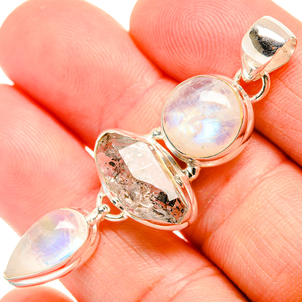 Herkimer Diamond Pendants handcrafted by Ana Silver Co - PD33470
