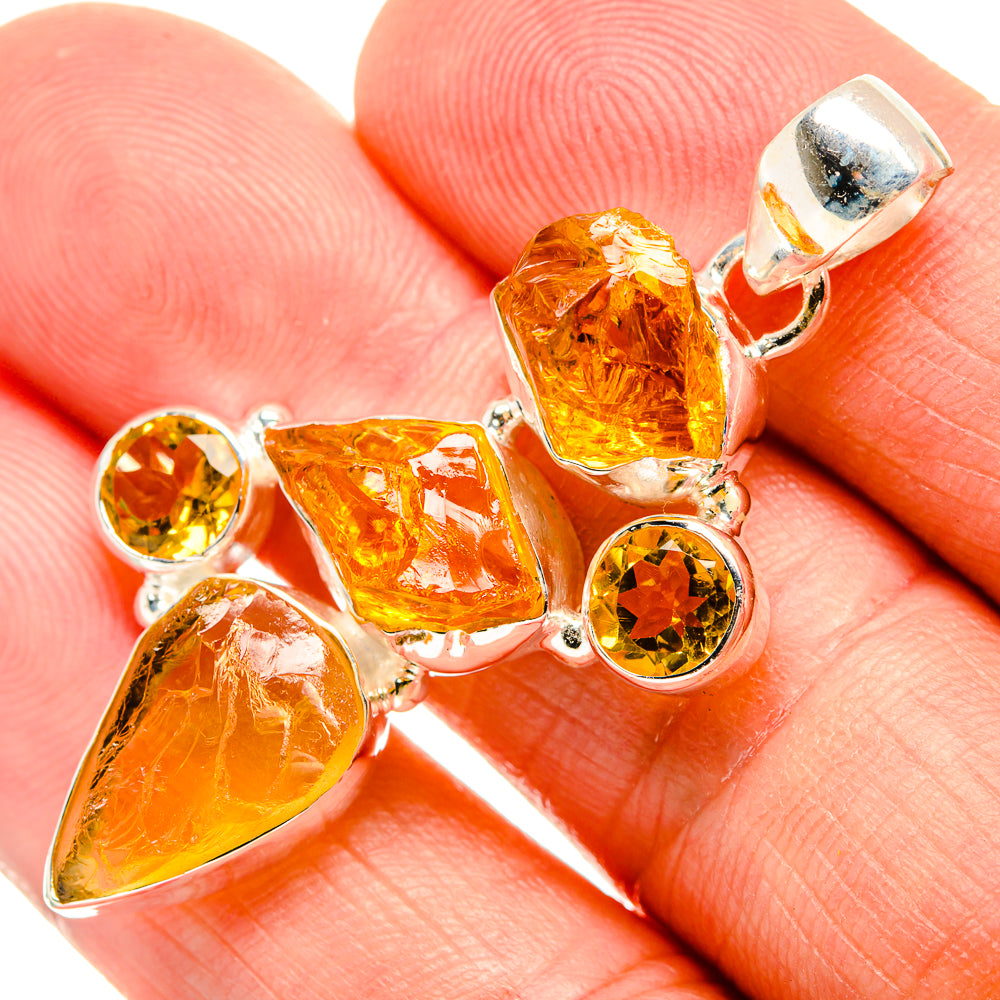 Citrine Pendants handcrafted by Ana Silver Co - PD33471