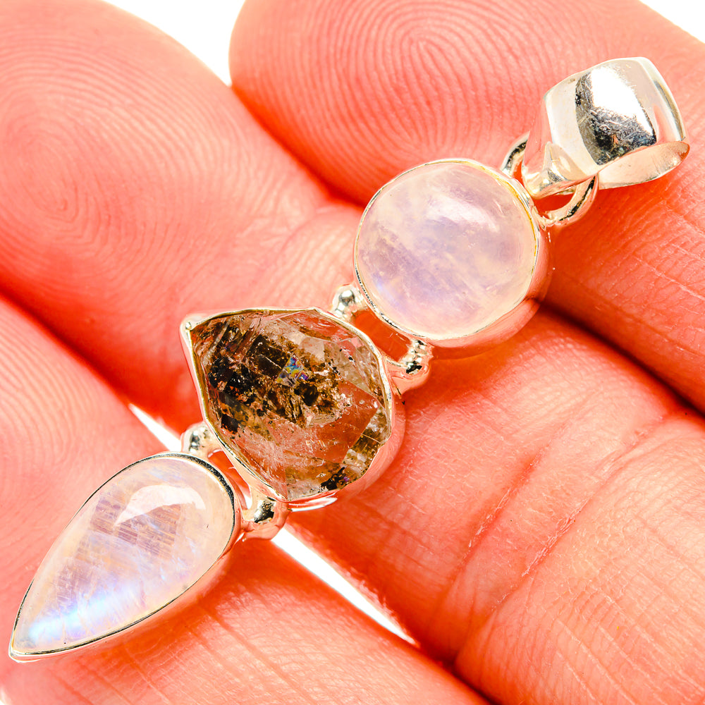 Herkimer Diamond Pendants handcrafted by Ana Silver Co - PD33478