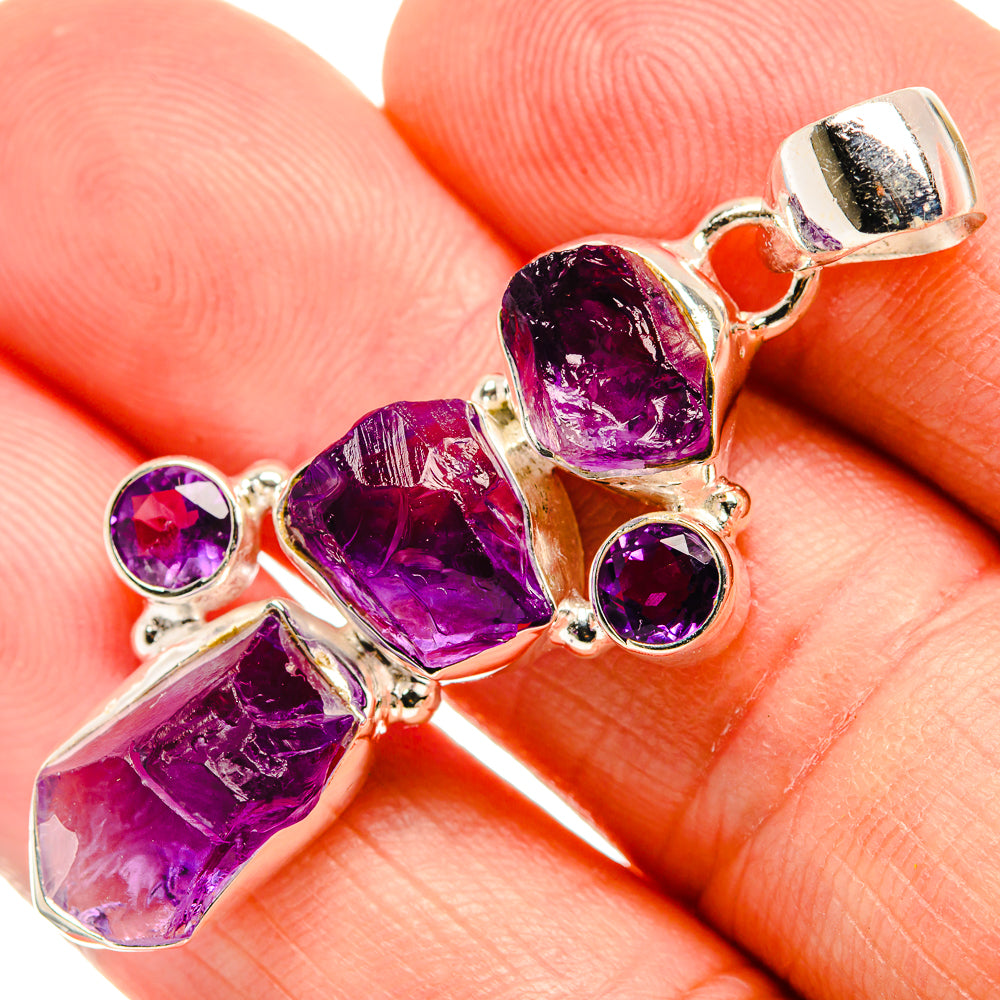 Amethyst Pendants handcrafted by Ana Silver Co - PD33479