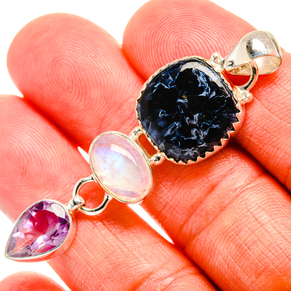 Pietersite Pendants handcrafted by Ana Silver Co - PD33483