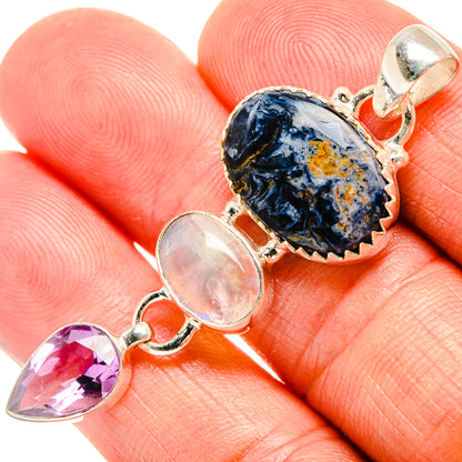 Pietersite Pendants handcrafted by Ana Silver Co - PD33488