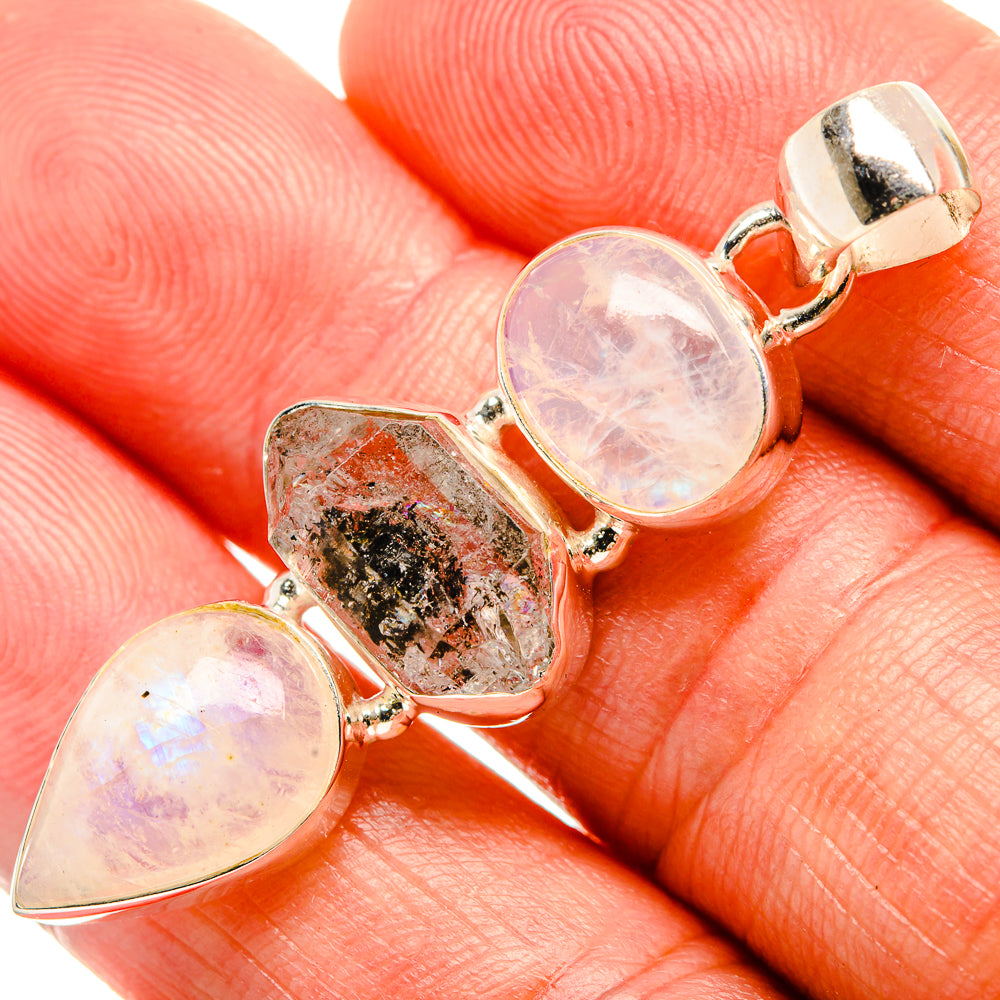 Herkimer Diamond Pendants handcrafted by Ana Silver Co - PD33489