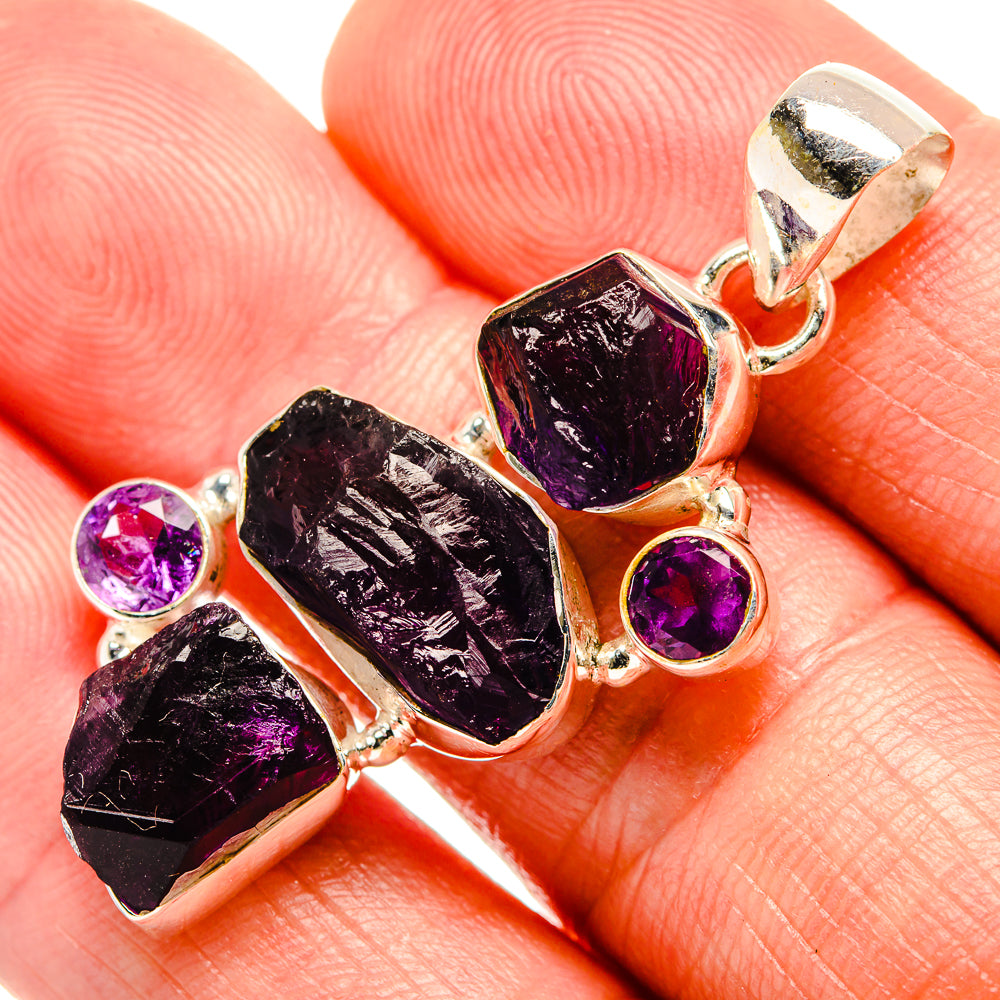 Amethyst Pendants handcrafted by Ana Silver Co - PD33492