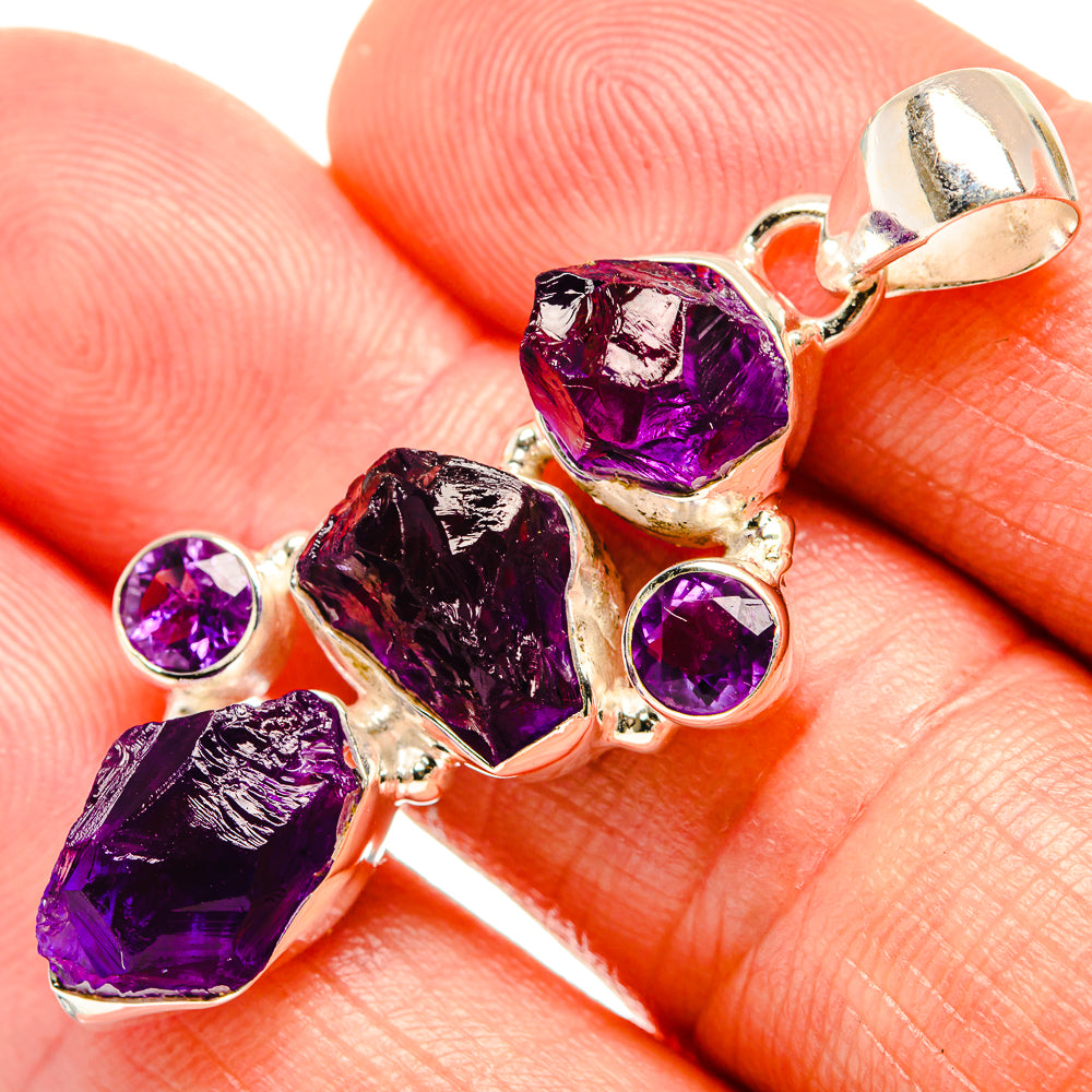 Amethyst Pendants handcrafted by Ana Silver Co - PD33494