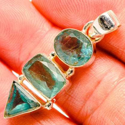 Green Fluorite Pendants handcrafted by Ana Silver Co - PD33513