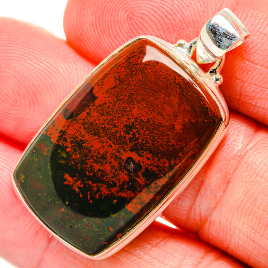 Bloodstone Pendants handcrafted by Ana Silver Co - PD33518