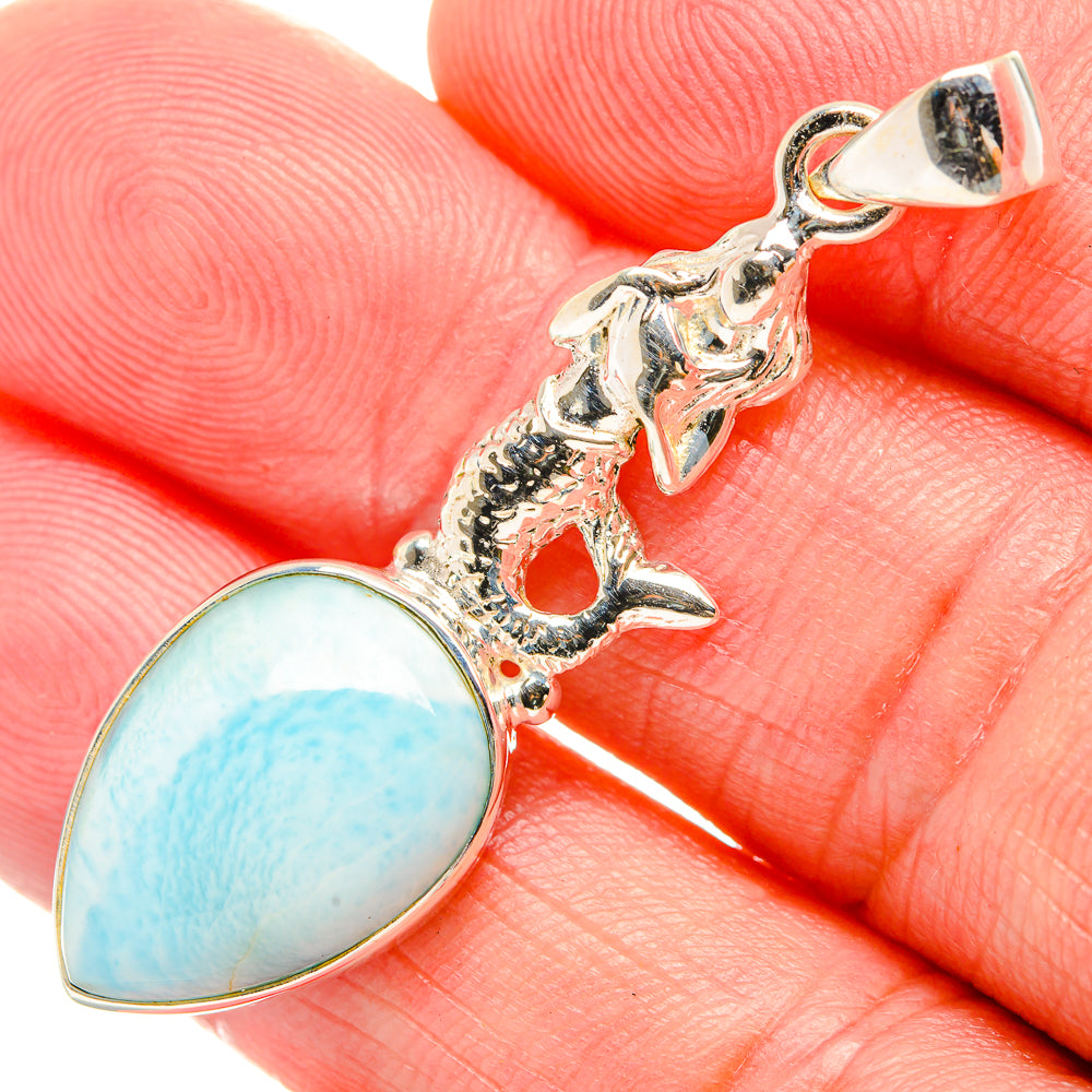 Larimar Pendants handcrafted by Ana Silver Co - PD33522