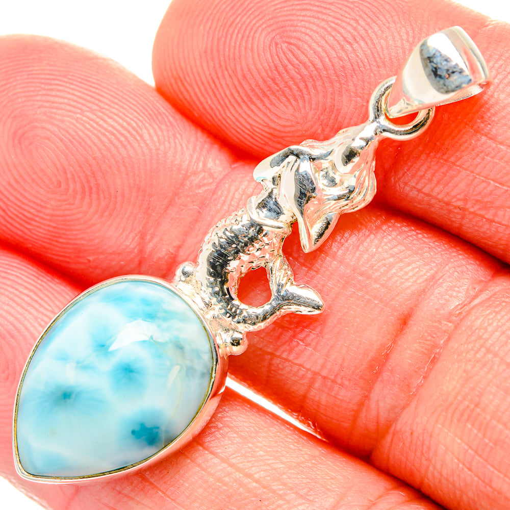 Larimar Pendants handcrafted by Ana Silver Co - PD33523