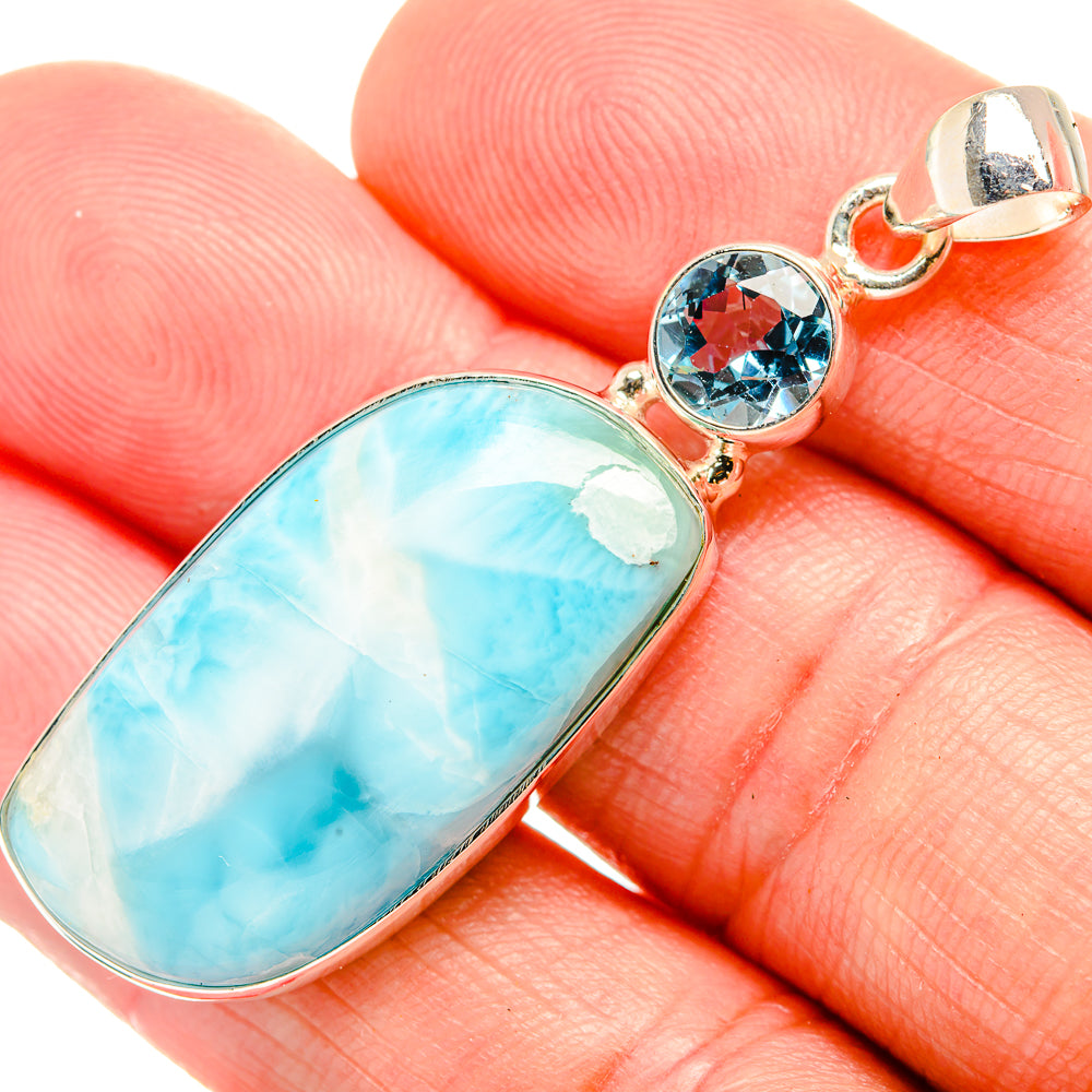 Larimar Pendants handcrafted by Ana Silver Co - PD33547